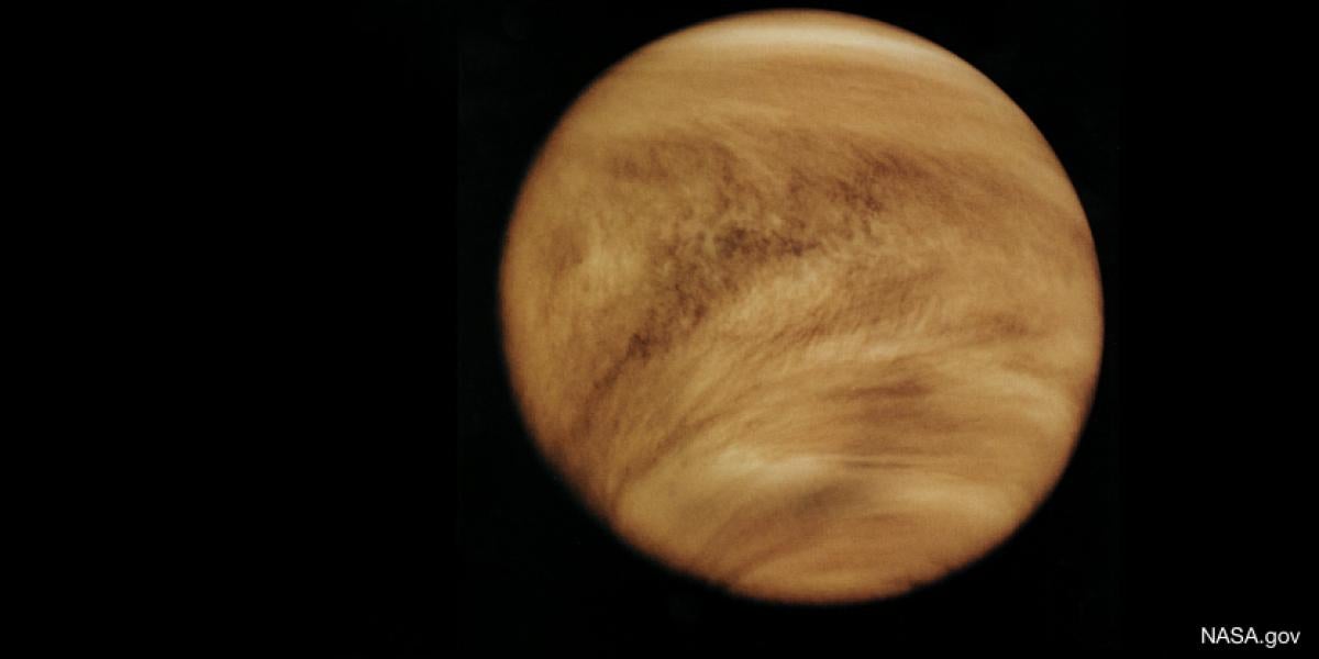 the planet Venus