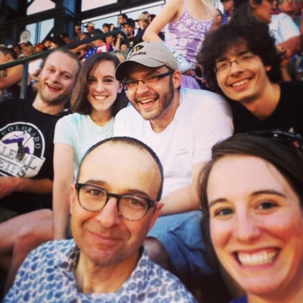 2014: Annual Sammakia group Rockies baseball game outing.