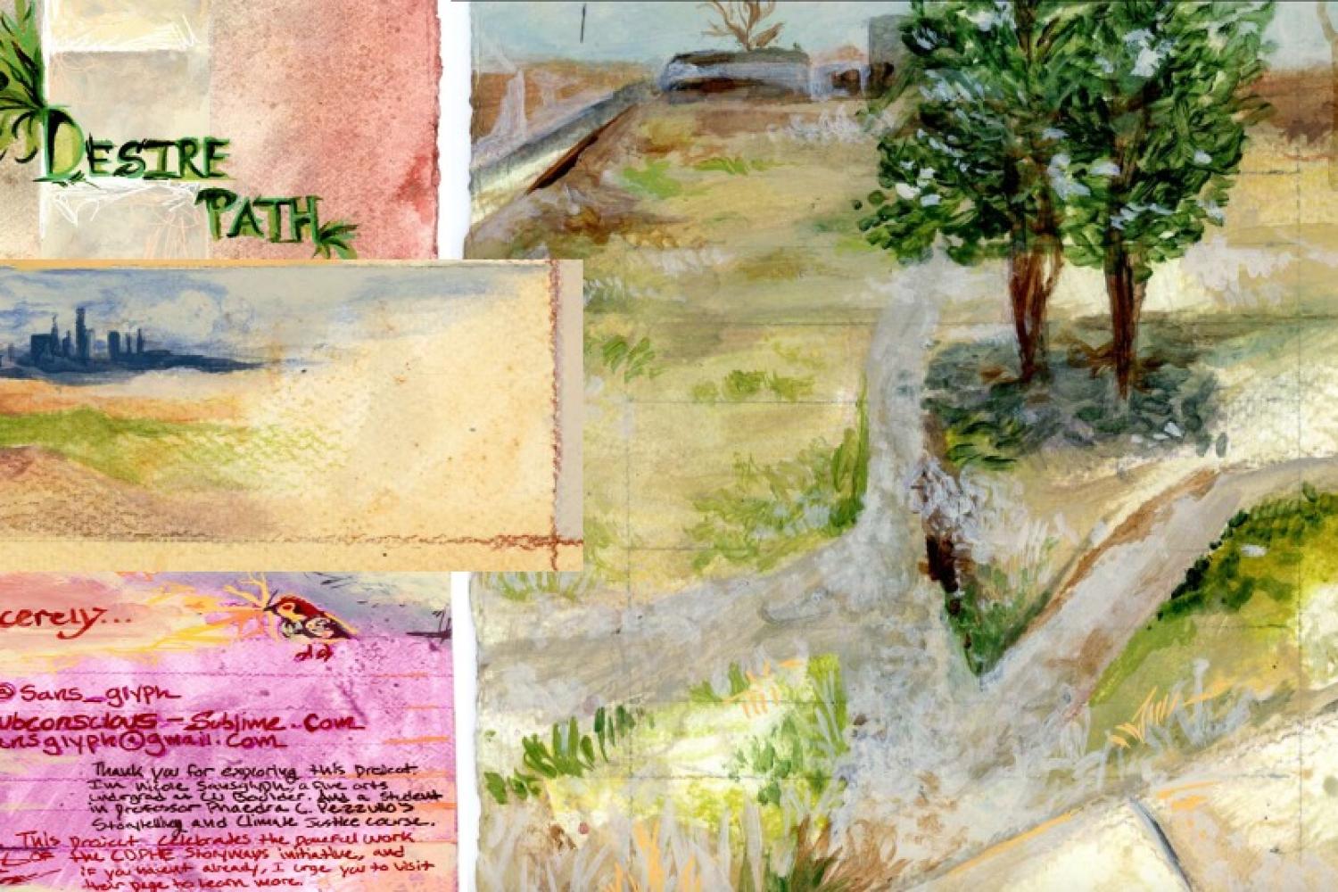 Desired Path collage