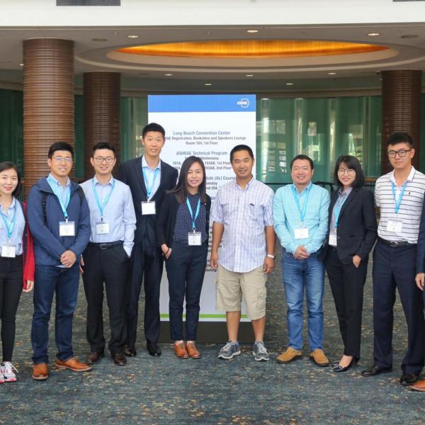 2017.06: Lab members attending IBPSA-USA and ASHRAE annual conferences in Long Beach, CA