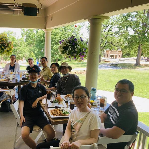 2021.06: Farewell Lunch for Leo at Chautauqua Dinning Hall