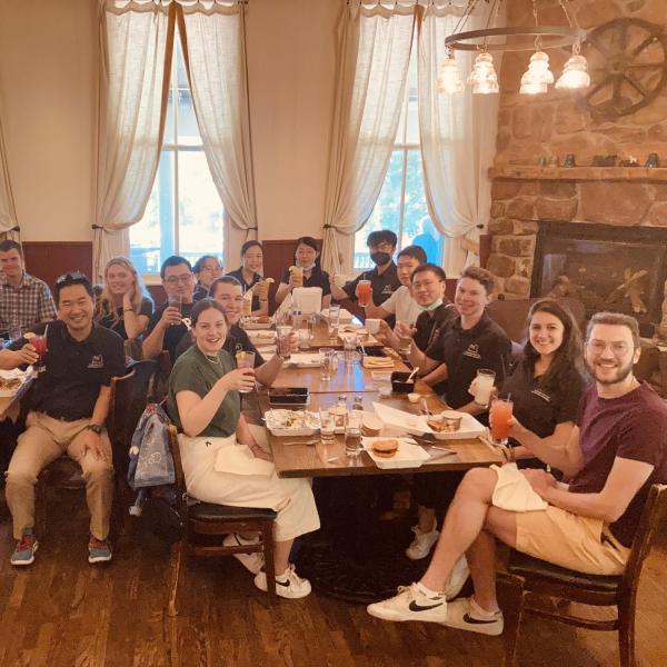 2021.09: Celebration for Jing passing her Ph.D. Defense