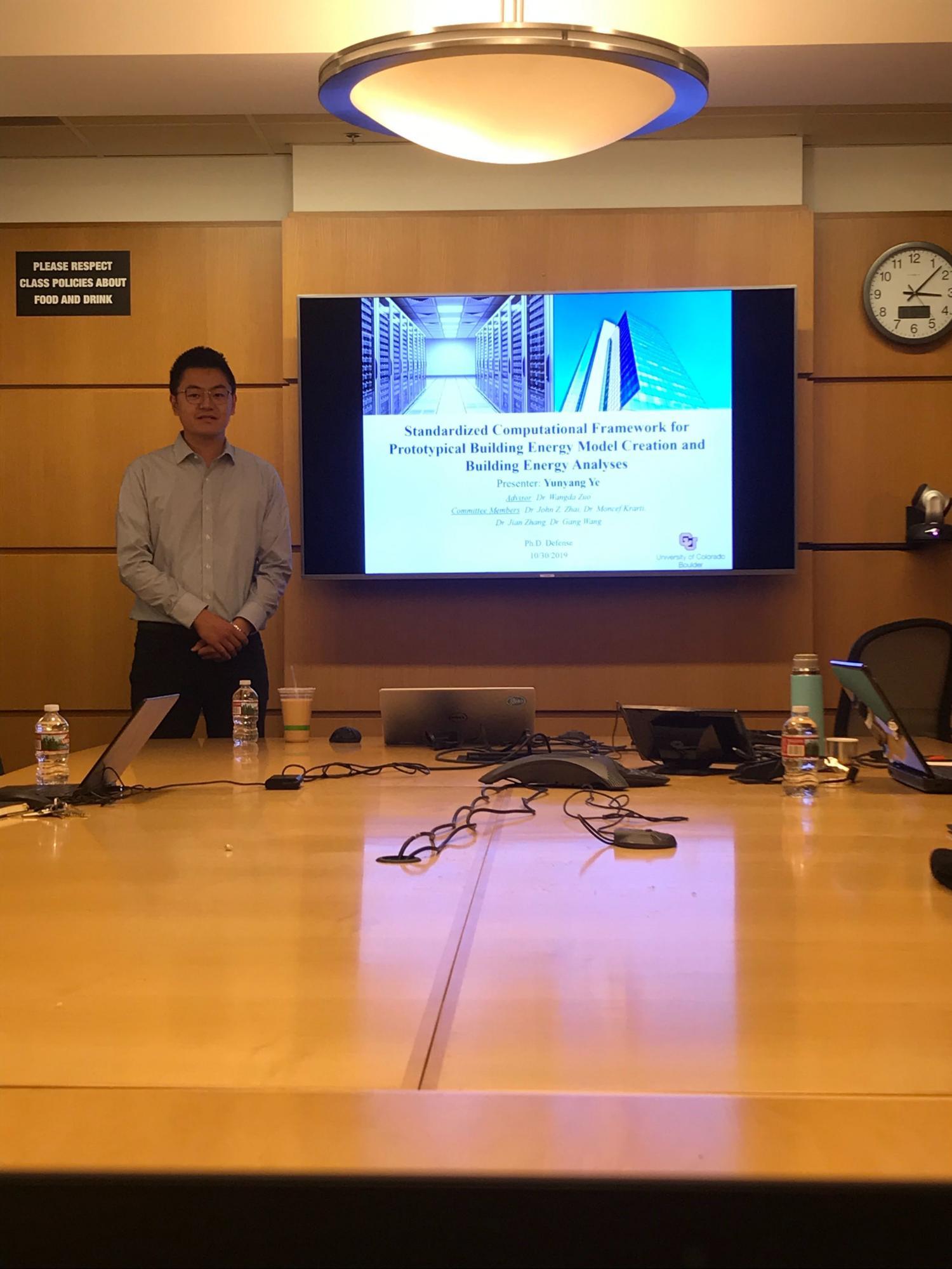 Yunyang presenting