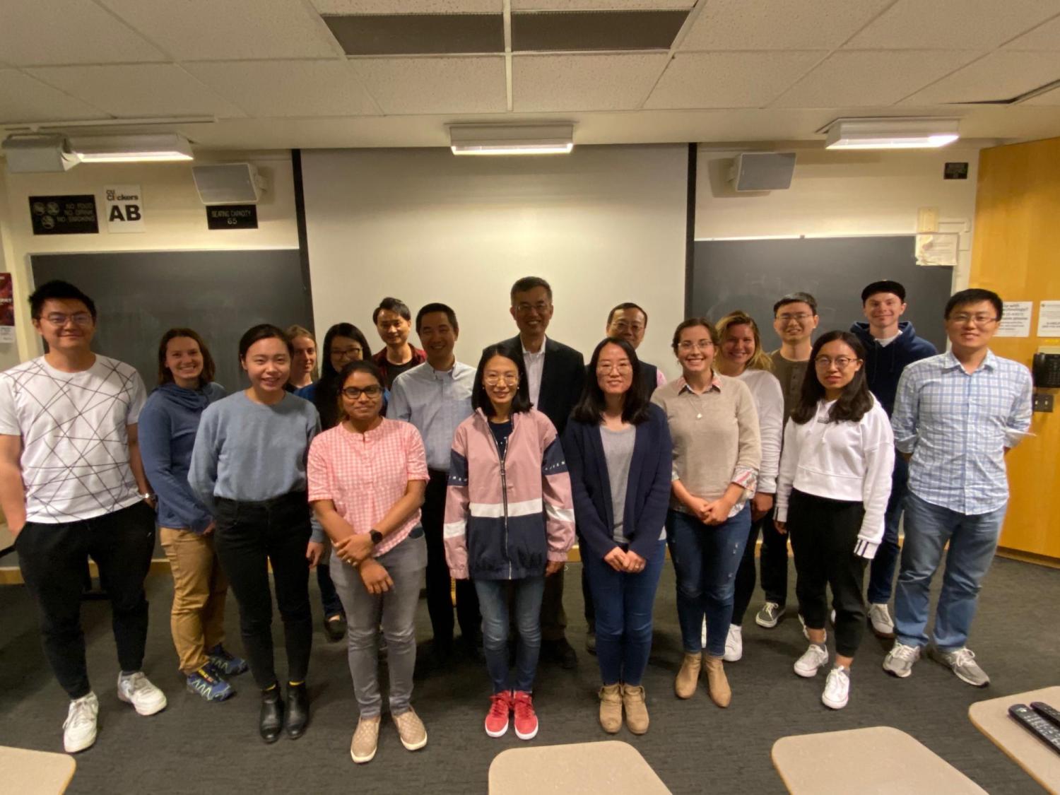 Students with Dr. Chen