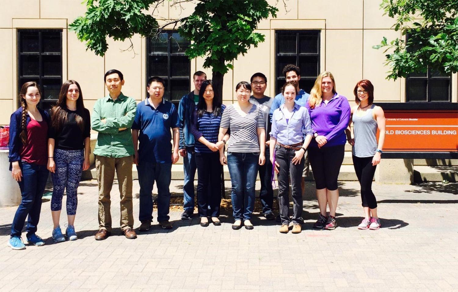 June 2017 From left: From Left: Zoe Praggastis, Ivana Vasic, Jingshi Shen, Haijia Yu, Dan Gulbranson, Yan Ouyang, Yinghui, Liu, Chong Shen, Bridget Menasche, Jake Sheppard (back), Jessica Miller, Alex Paine.