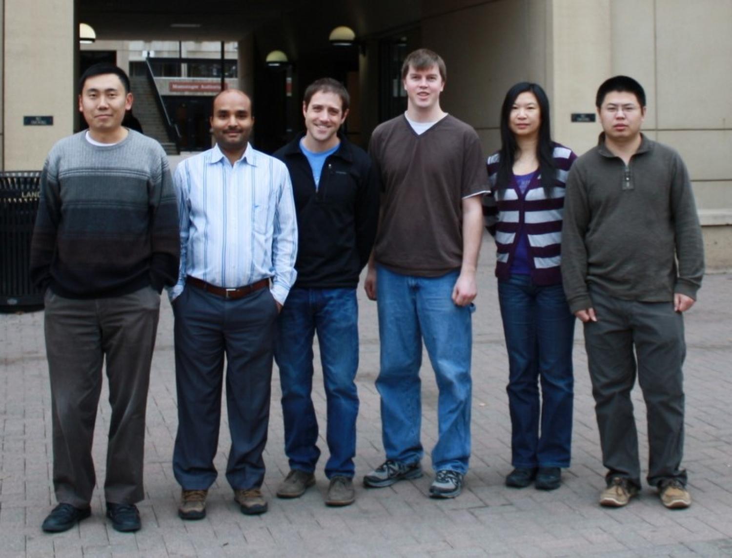 December 2012 From Left: Jingshi Shen, Shailendra Rathore, Eric Davis, Dan Gulbranson, Yan Ouyang, Haijia Yu