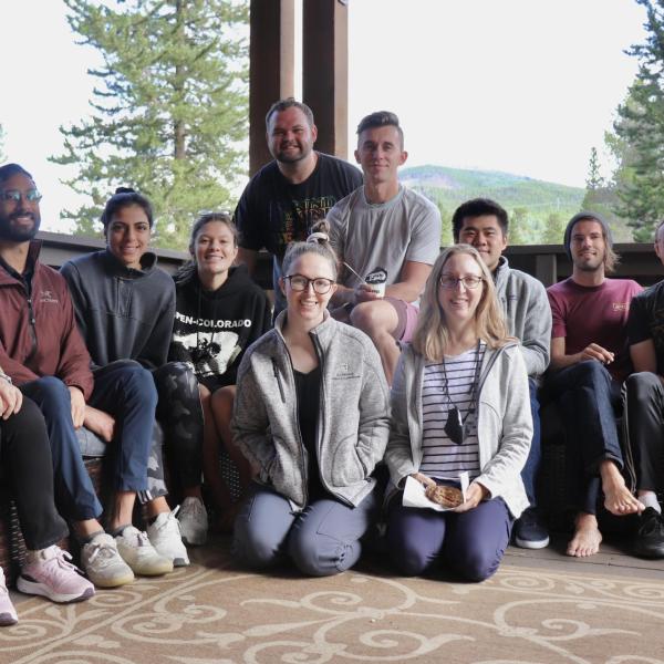 Spencer Lab at 2022 Lab Retreat to Keystone, CO