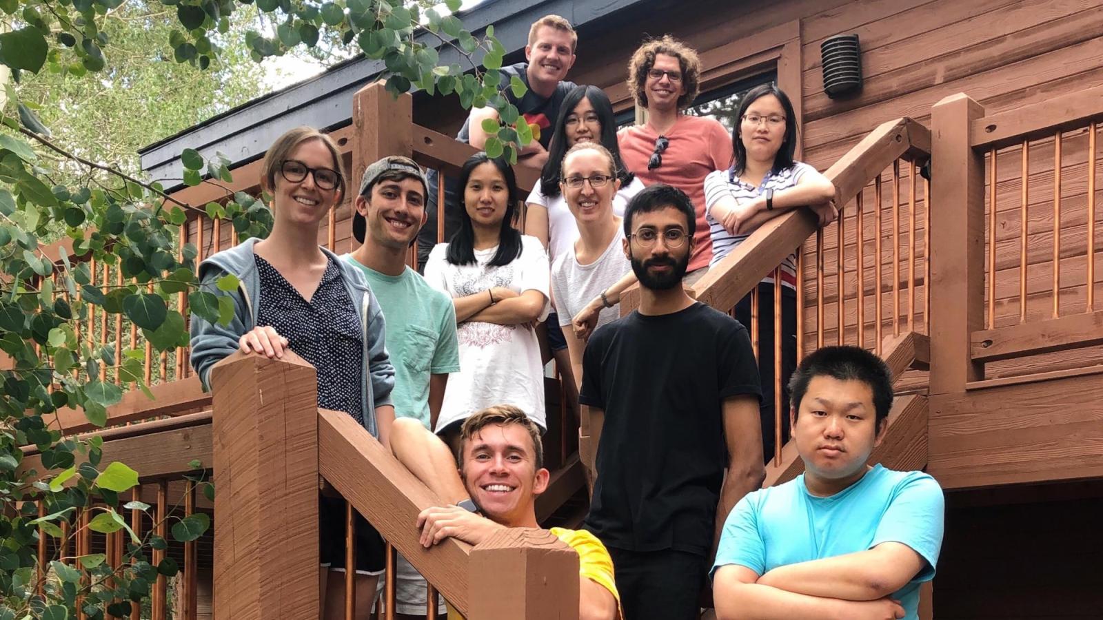 Spencer Lab members on our 2019 Lab Retreat to Keystone