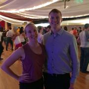 Sabrina Spencer and Iain Miller at Avalon for Salsa Dancing