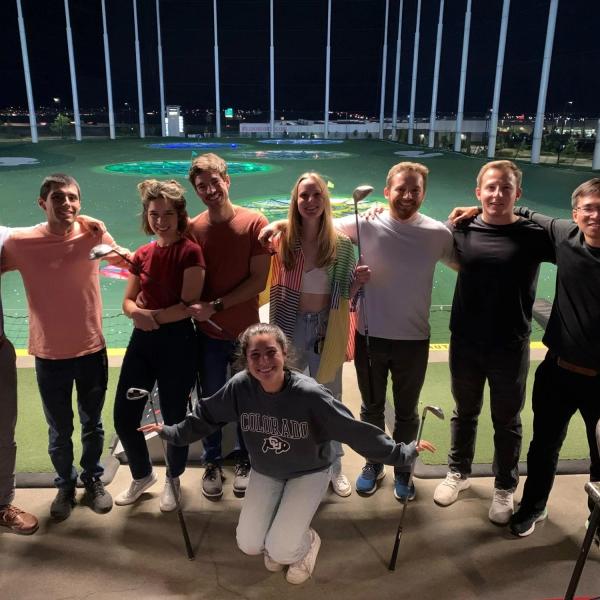 Group at Top Golf