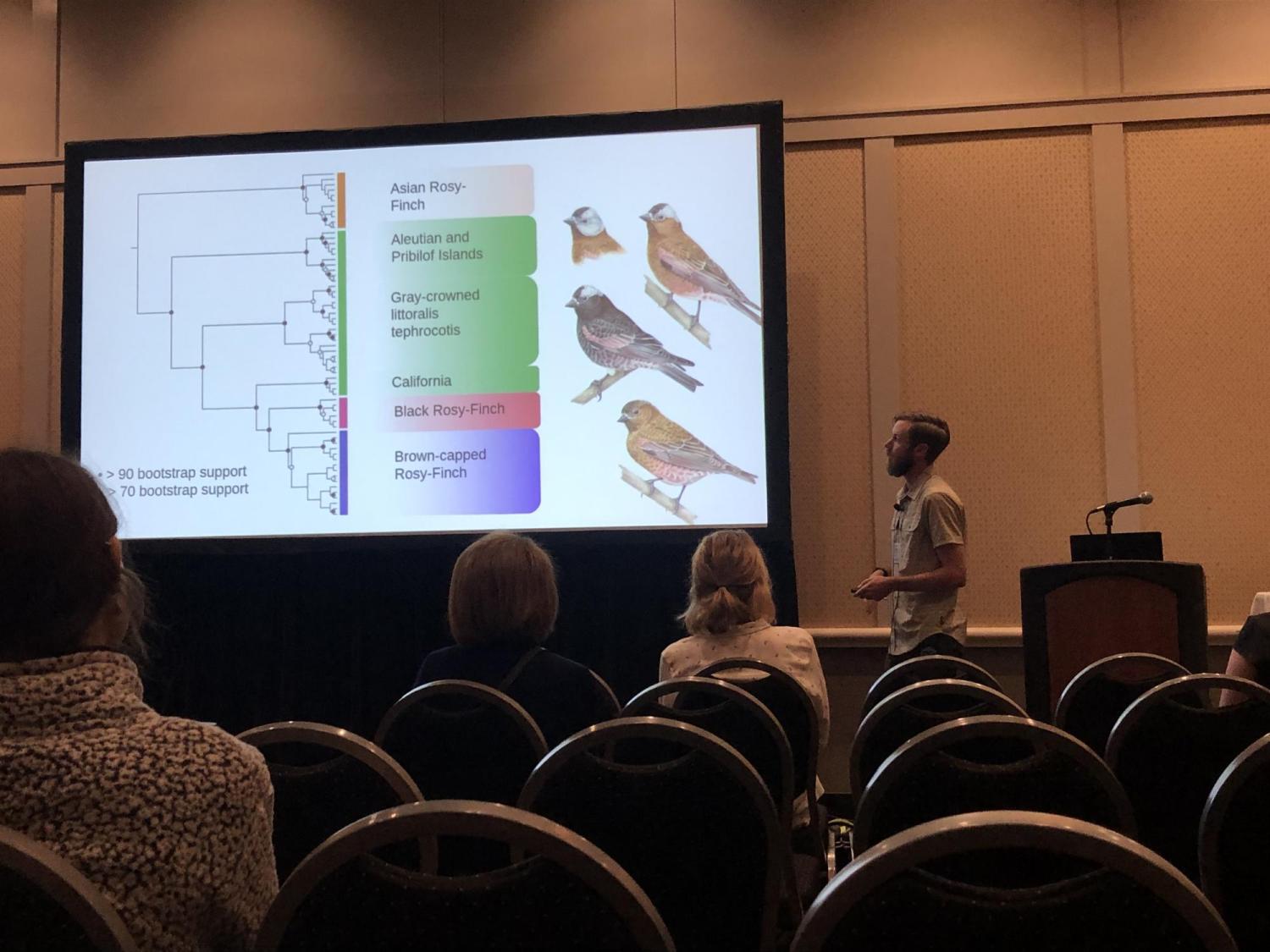 Erik presenting at the 2019 Evolution conference