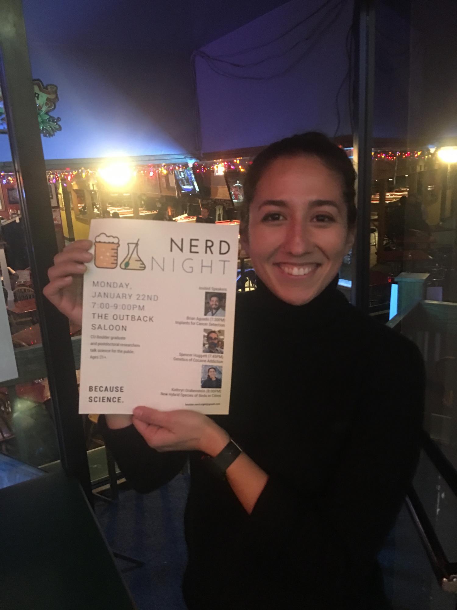 Kathryn at Nerd Nite