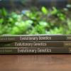 Photo of evolutionary genetics textbook