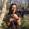 Kathryn with a snake!