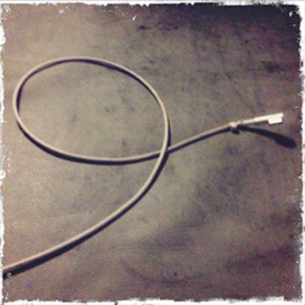 An old mac book charger