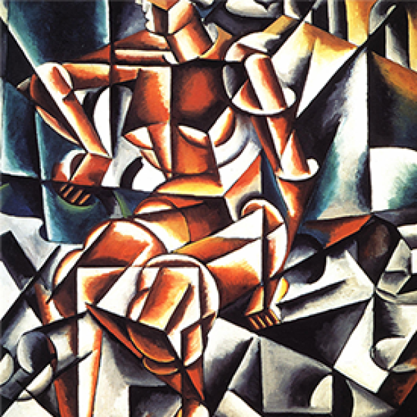 A cubist syle painting