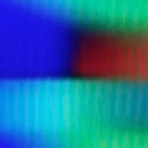 an abstract blur of blue, green and red