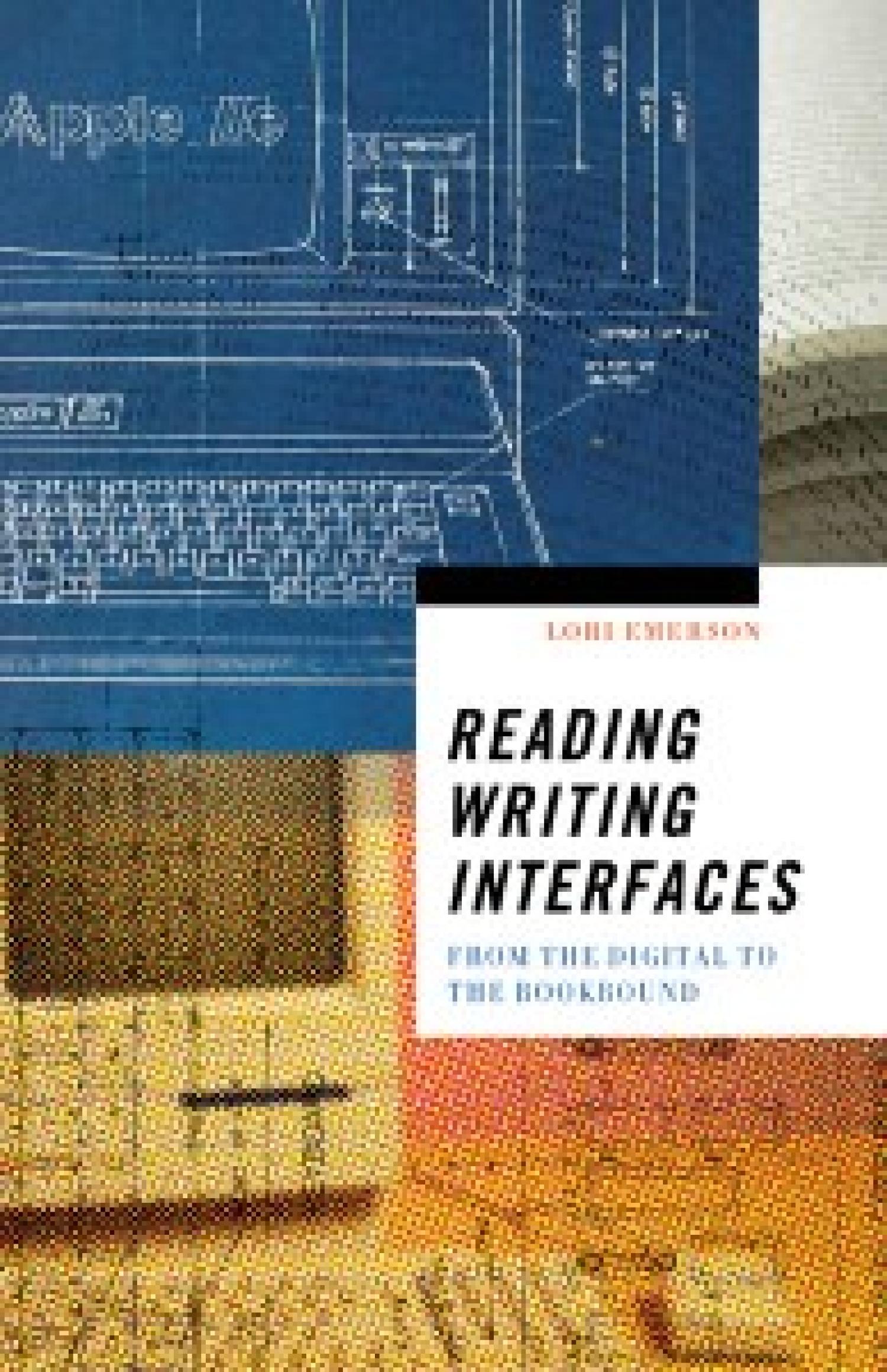 A book cover showing an image of a computer and a blueprint of a computer. Reading and writing interfaces.