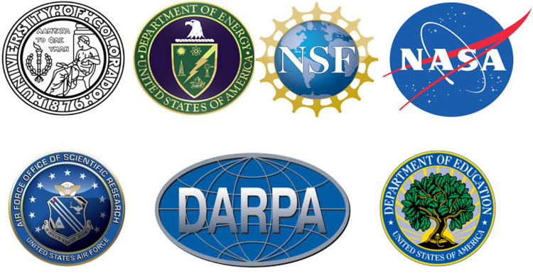 A collection of logos of various funding institutions