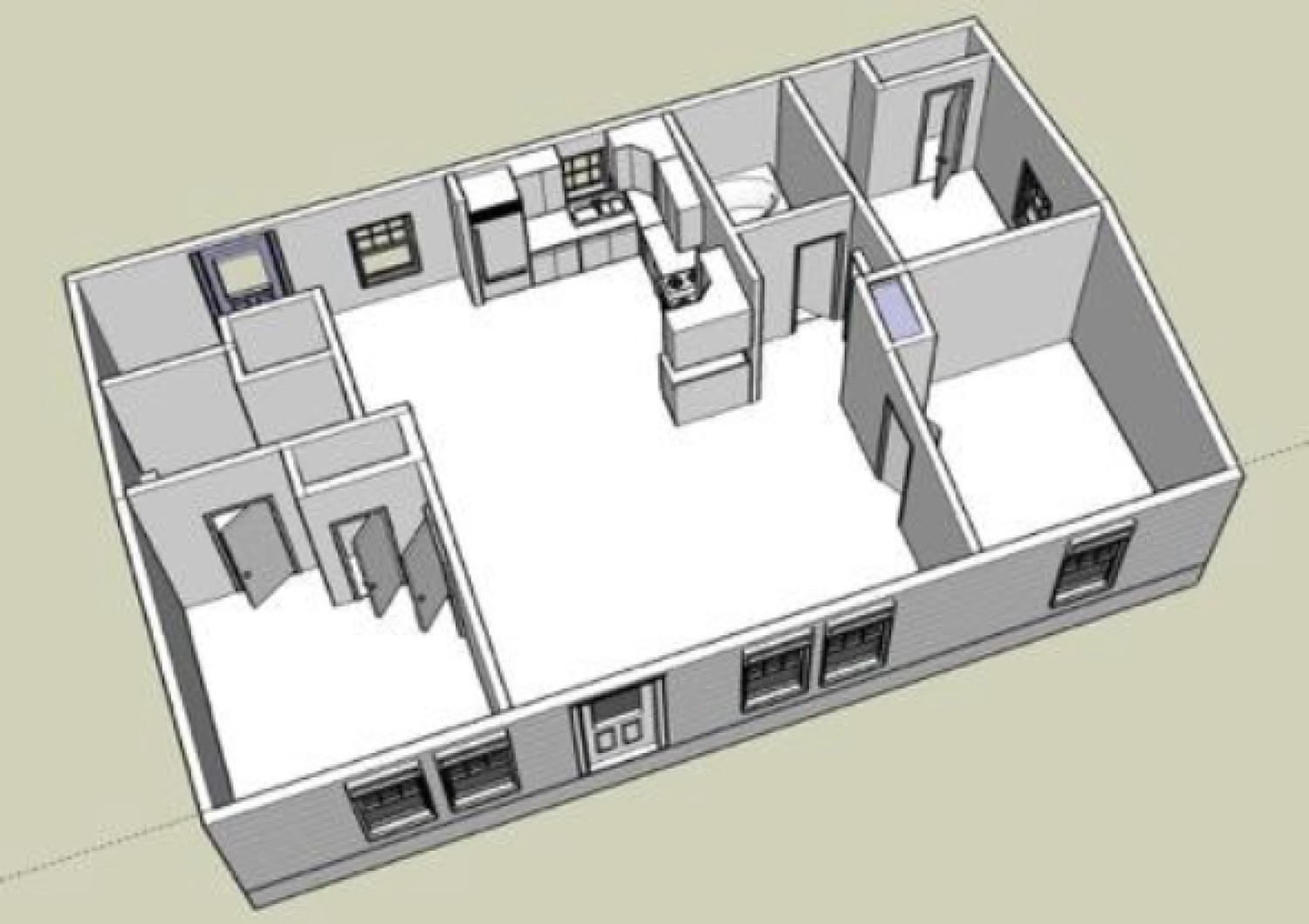 Rendering of the UTest House