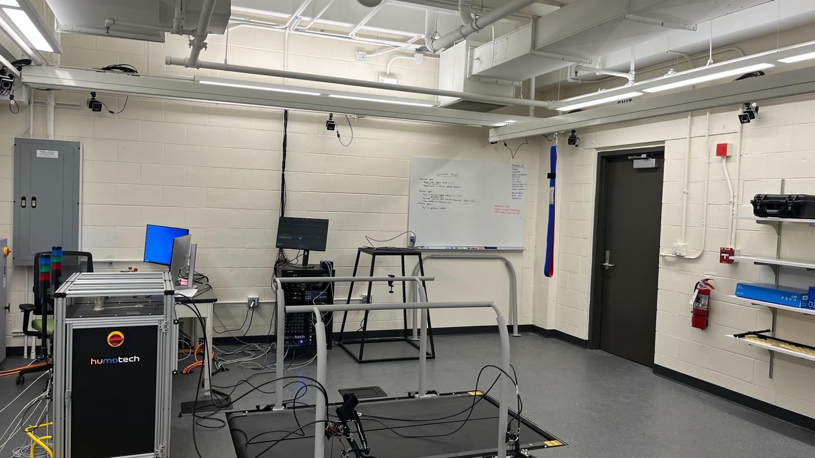 The lab space