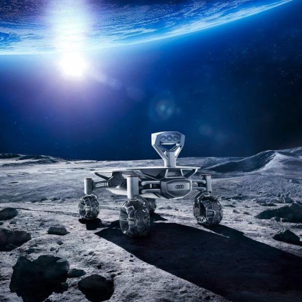 Rover on the moon.