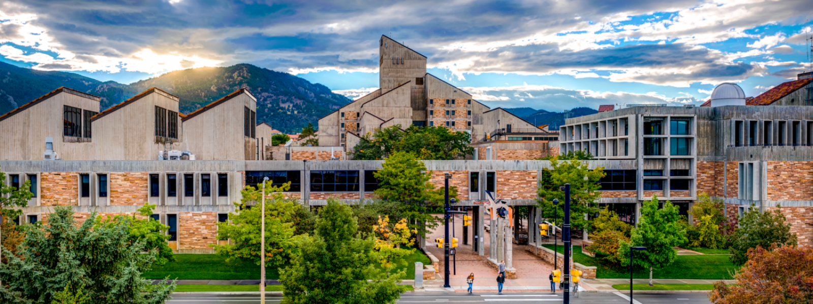 The University of Colorado Boulder Engineering Center where the Wireless Interdisciplinary Research Group is located.