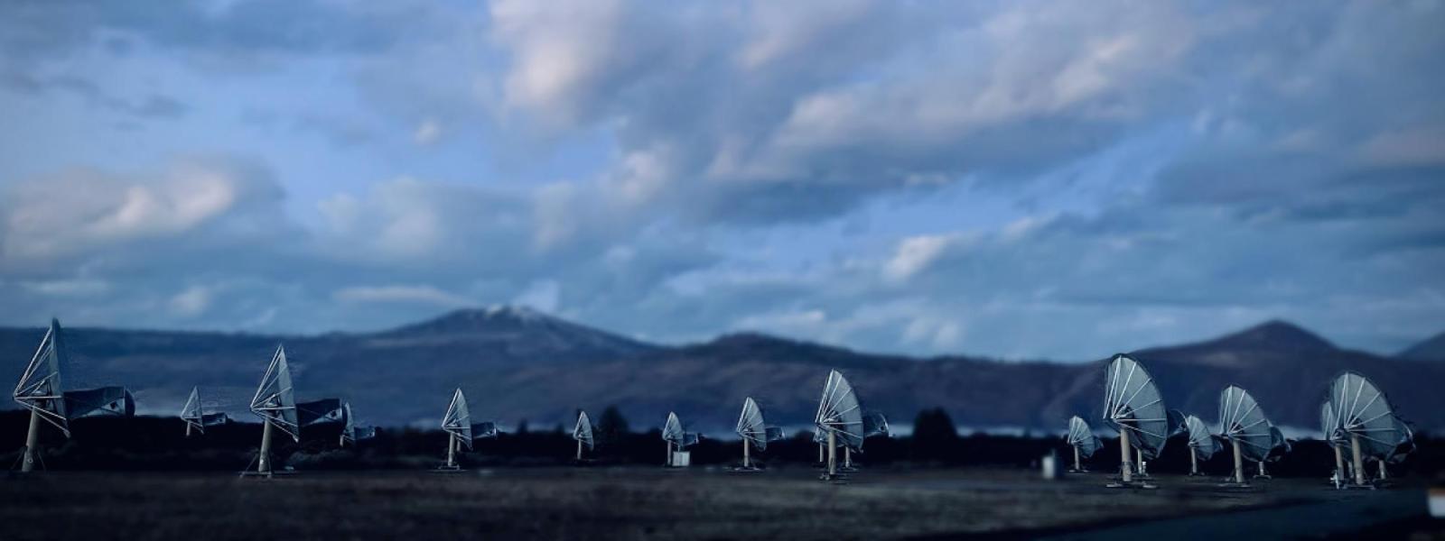 Allen Telescope Array [ATA] at Hat Creek Observatory.