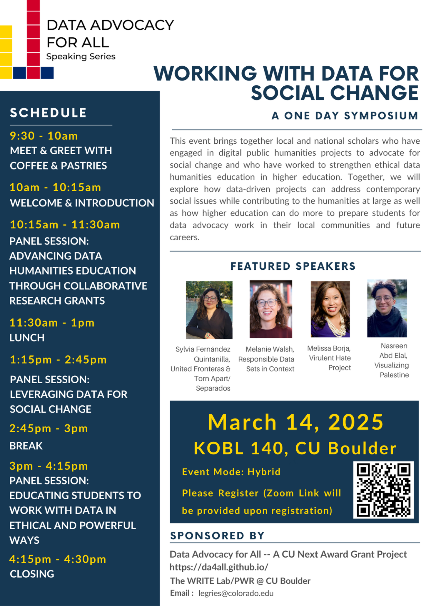 Flyer for One-Day Symposium