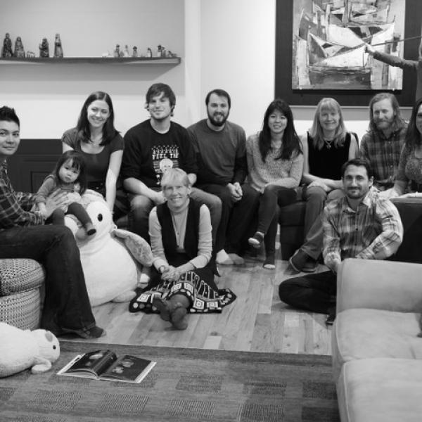 December-ween party 2016 - lab group photo 2 (December 2016)