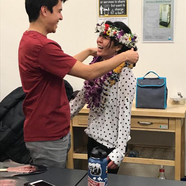 Meagan is happy to see Jon