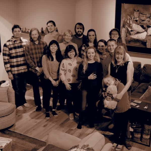 December-ween : Former and current lab members (December 2017)