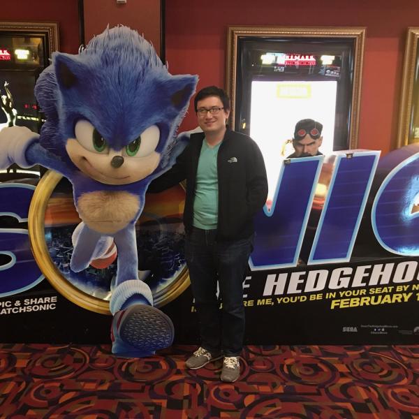 Nick's first trip to the movie theater