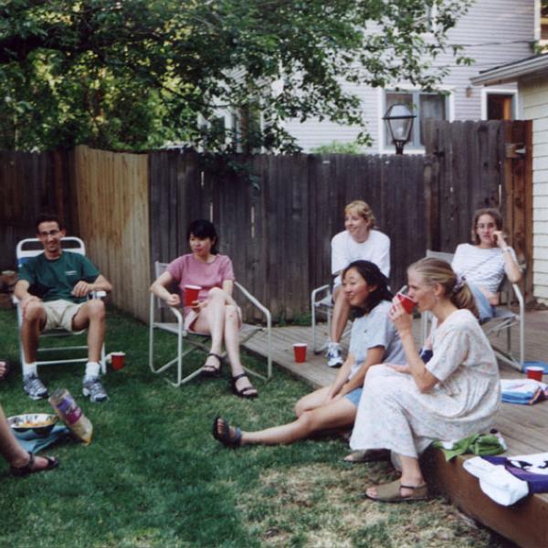 A summer party at Beth's backyard