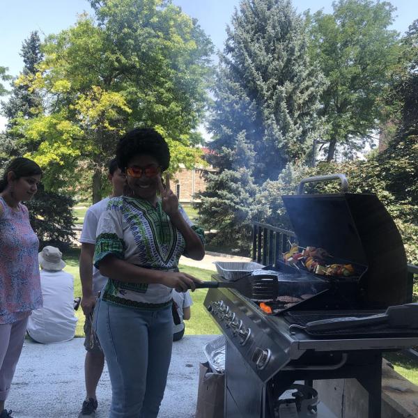 Alexzanah Working the Grill - Aug 2024