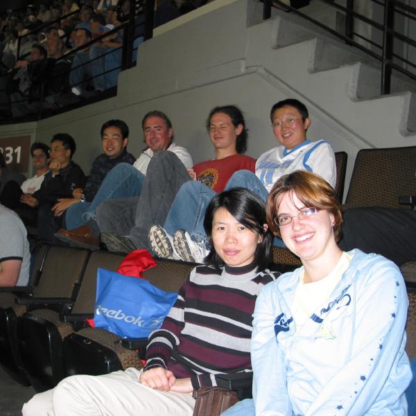 Xue Lab at a Denver Nuggets Game at Pepsi Center (2004)