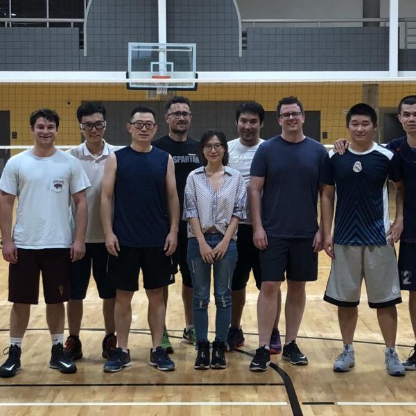 basketball game against Walczak Group