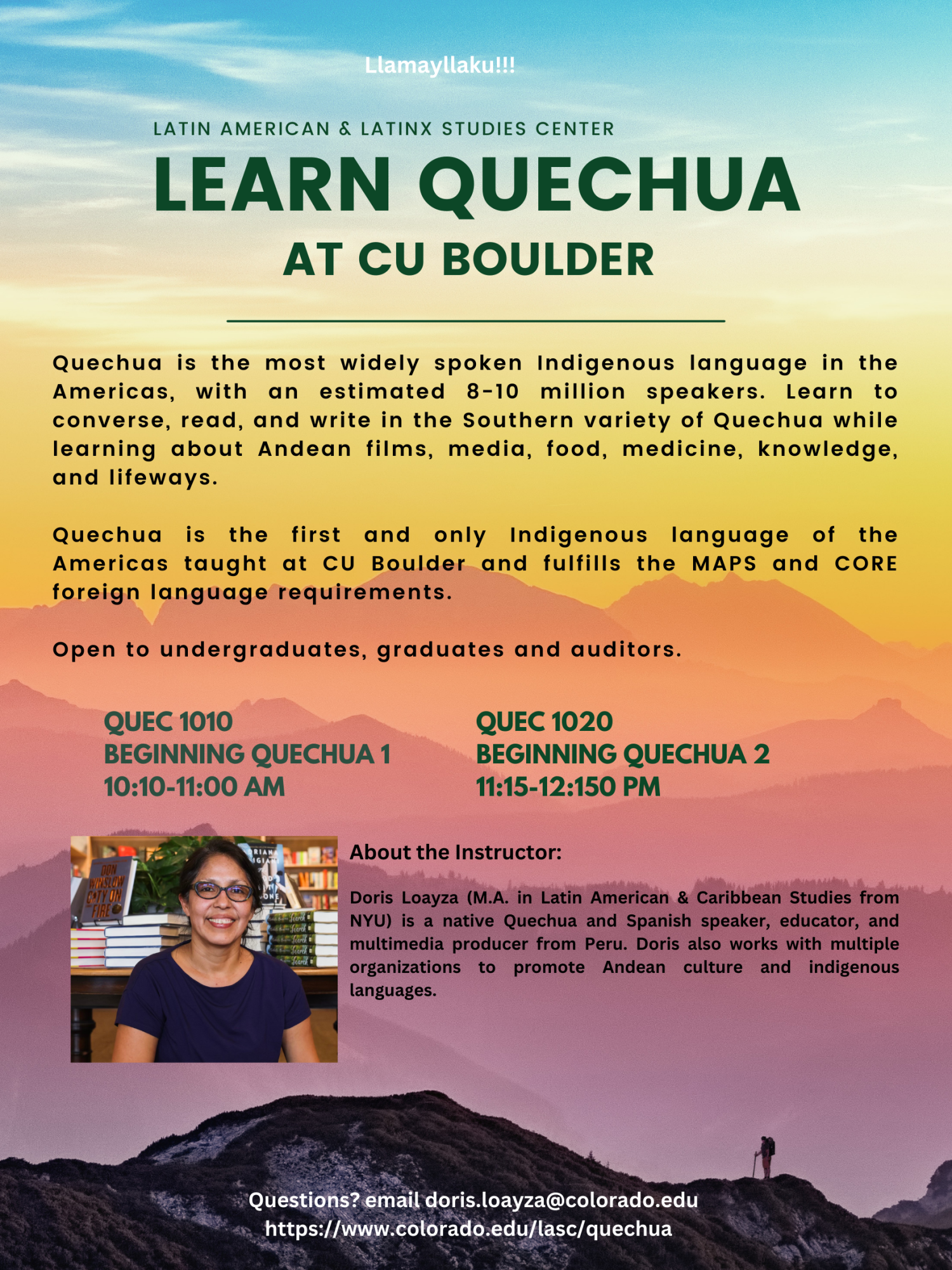 Quechua Spring 2025