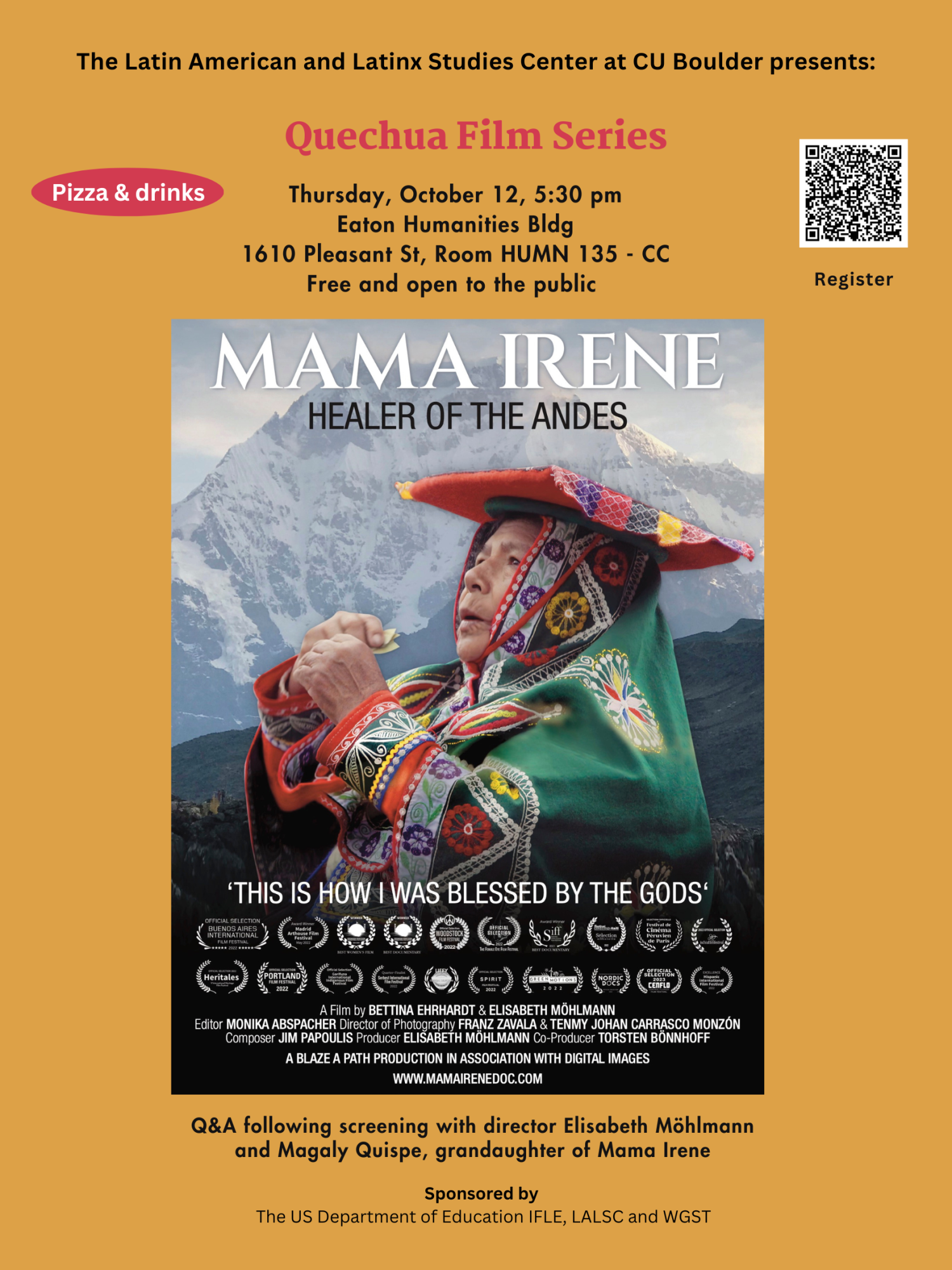 Mama Irene flyer