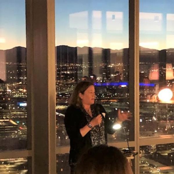 Justice Hart speaking at 2022 reception