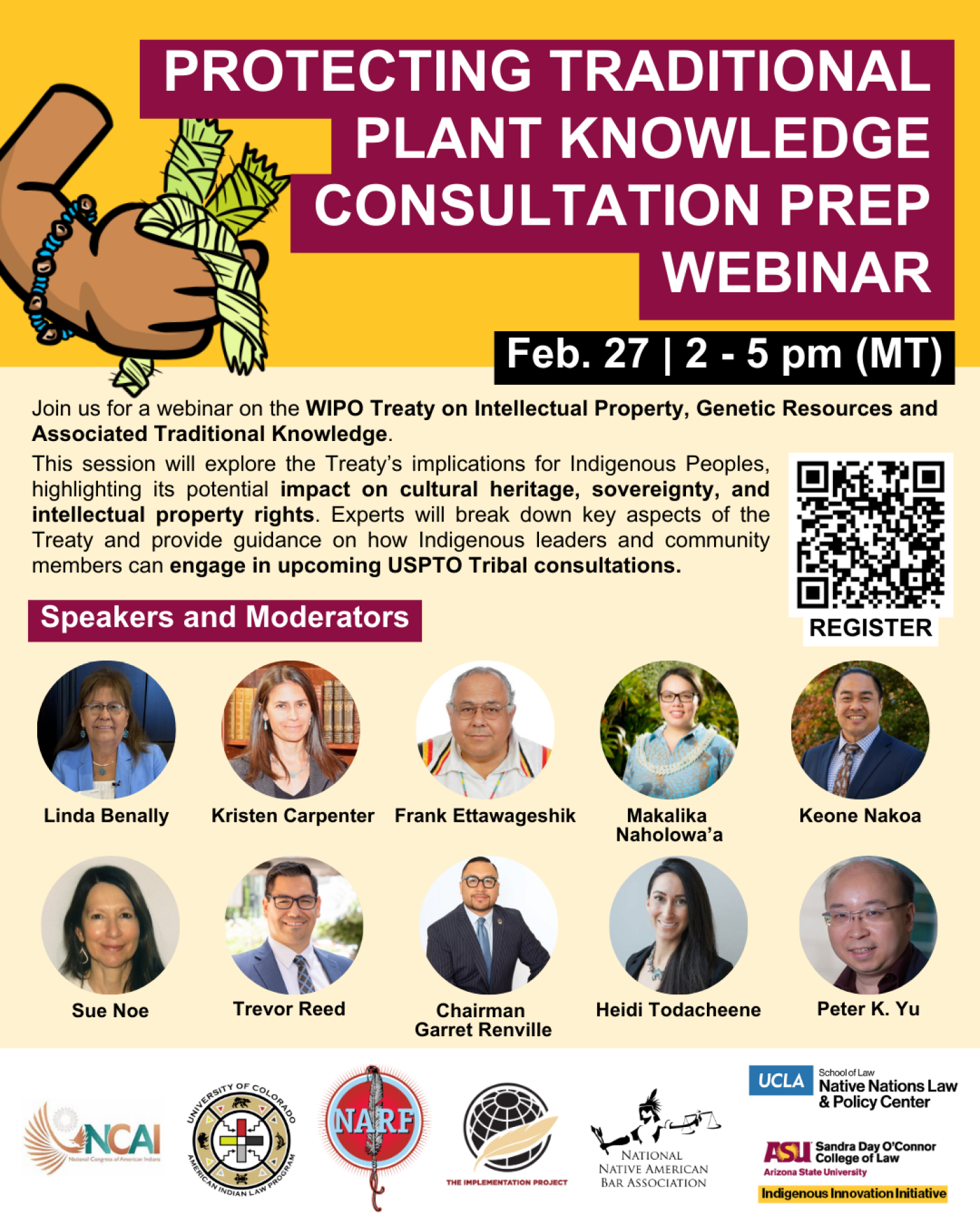 Protecting Traditional Plant Knowledge Consultation Prep Webinar
