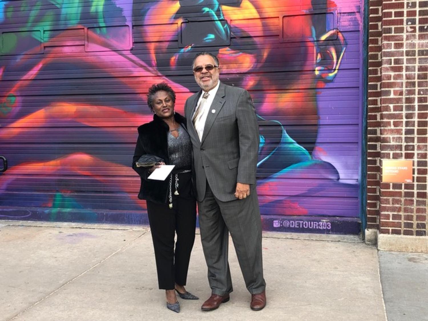 Judge Gary Jackson and Regina Jackson at the Gary and Regina Jackson Center for Legal Inclusiveness