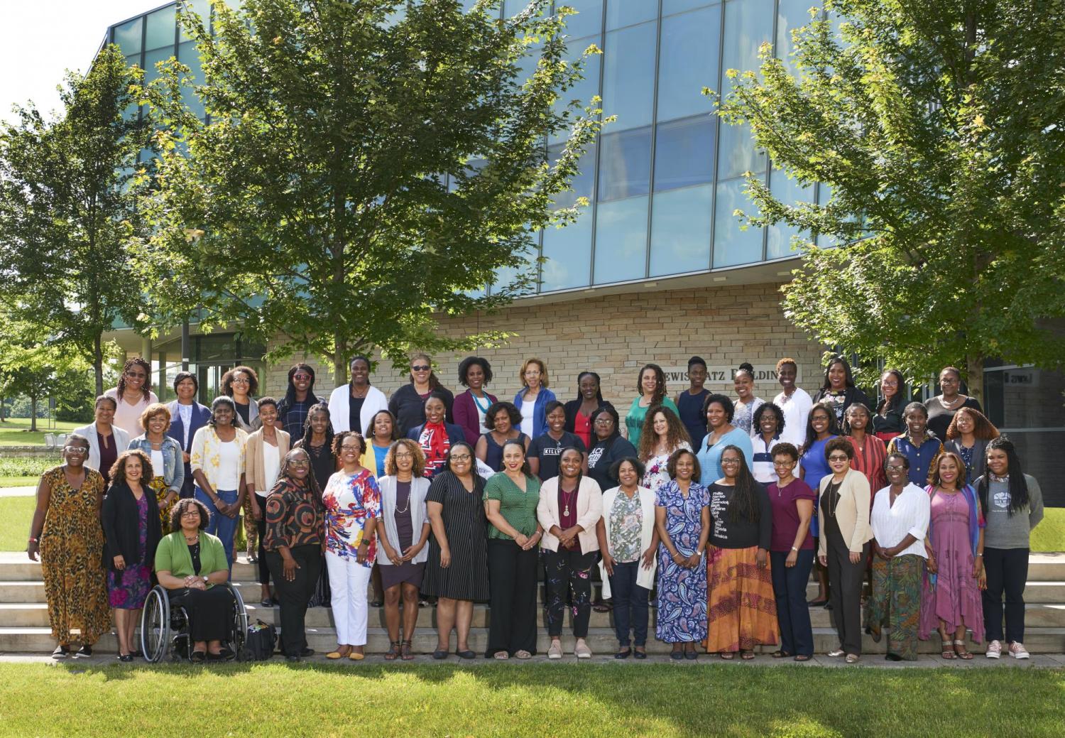 Participants of the 13th Annual Lutie Lytle Conference, including Deans and Associate Deans from law schools across the country, including the host, Dean Hari Osofsky of Penn State Law (center) and Professor Suzette Malveaux.