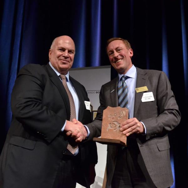Thomas M. Ray ('86), for Distinguished Achievement in Industry and Judge Eric Elliff ('87)