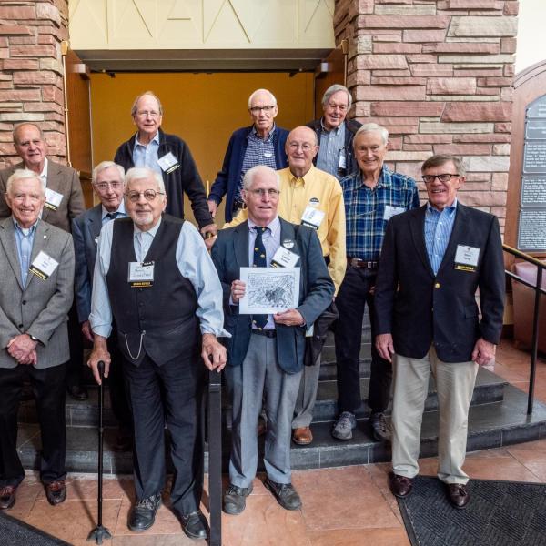 The Golden Buffalo Lunch celebrated members of the classes of 1968 and earlier. 