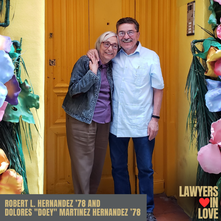 Robert L. Hernandez ’78 and  Dolores "Doey" Martinez Hernandez ’78