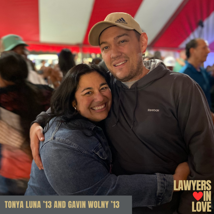 Tonya Luna ’13 and Gavin Wolny ’13