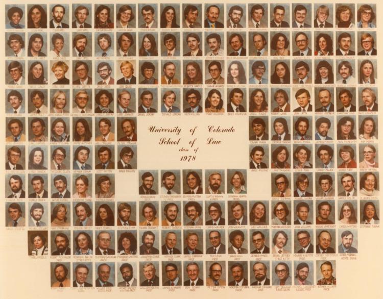 University of Colorado Law School Class of 1978
