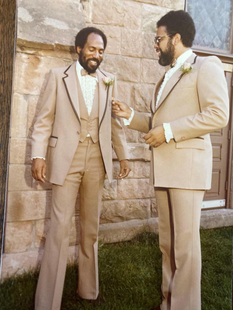 William Harold “Sonny” Flowers, Jr. and Gary M. Jackson, photographed together in 1991