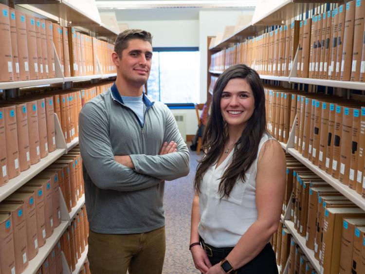 Josiah Cohen and Maura Guaderrama